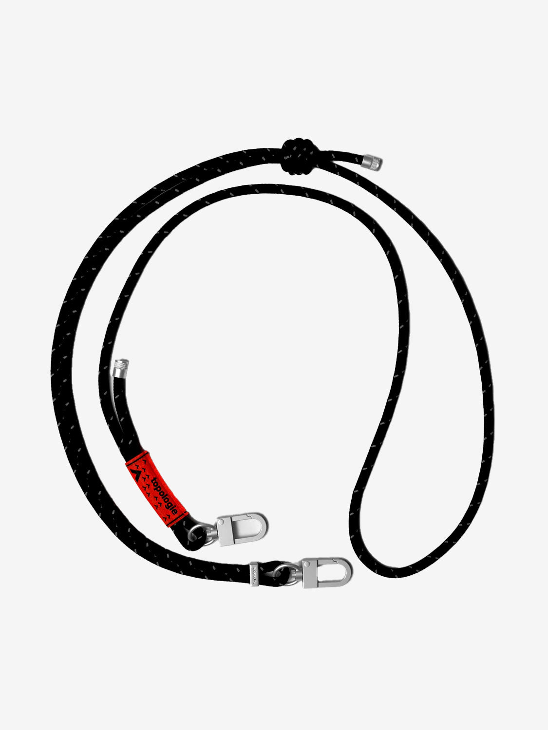 STRAPS 6.0MM ROPE STRAP BLACK REFLECTIVE TP-WST-R06-BKR-02-BOX