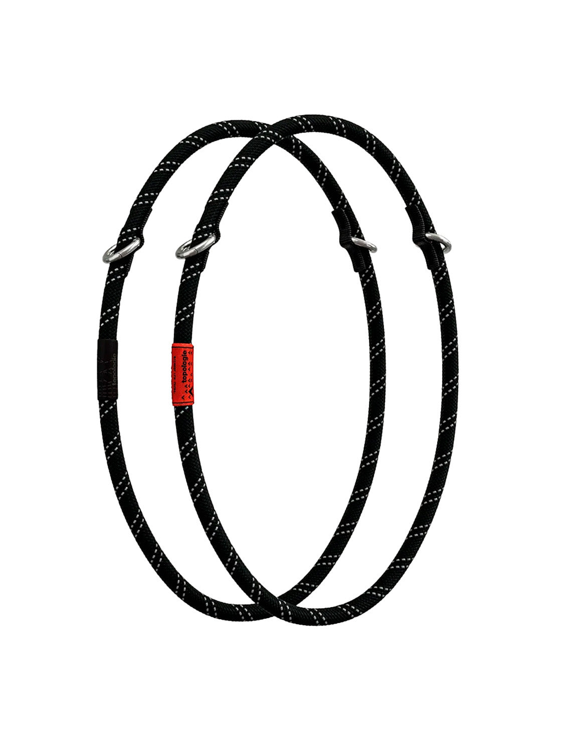 Straps 10mm Rope Loop black reflective