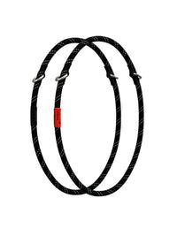 Straps 10mm Rope Loop black reflective