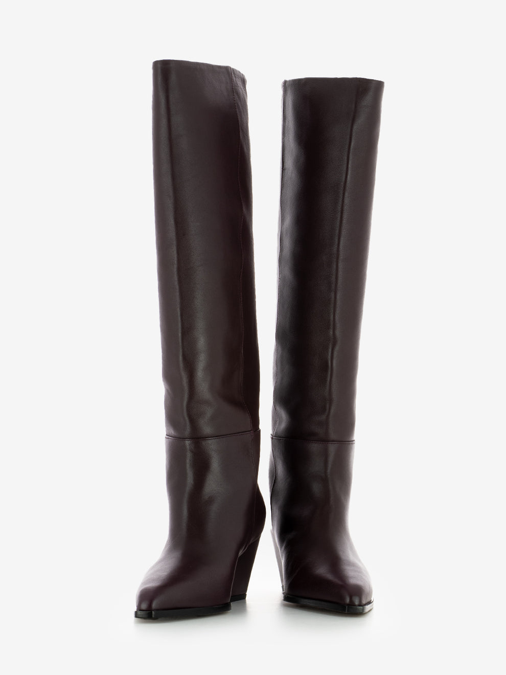 Stivali Dakota in pelle bordeaux