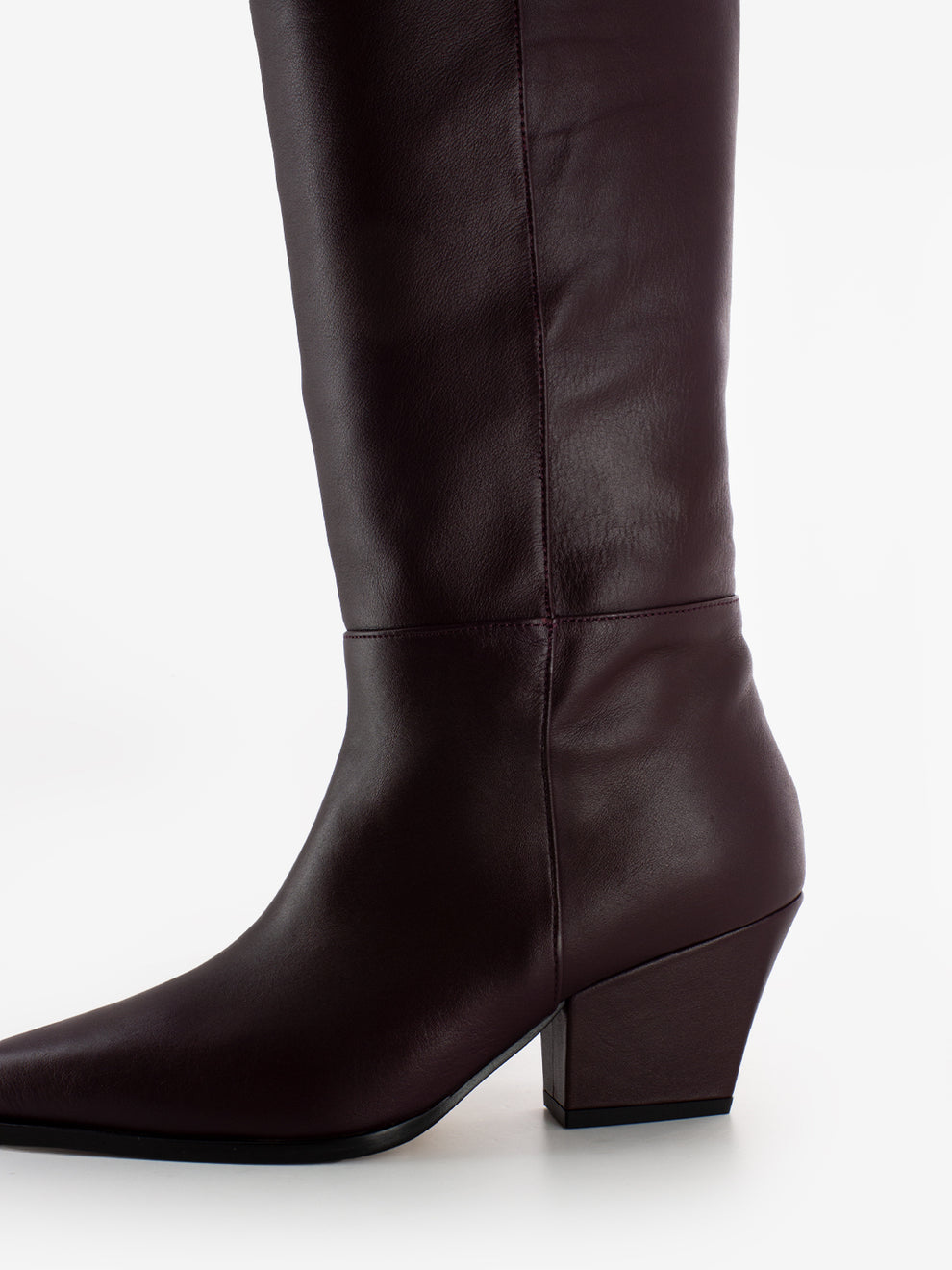 Stivali Dakota in pelle bordeaux