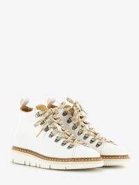 Vis Alpha high boots in white leather