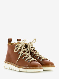 Vis Alpha high boots cognac leather