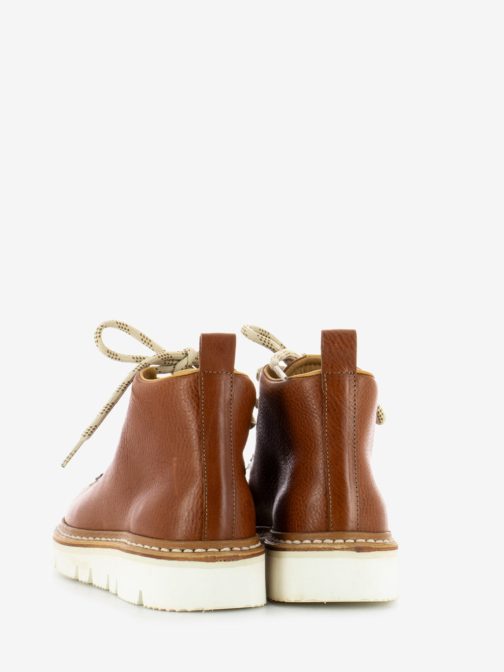 Scarponcini alti Vis Alpha pelle cognac
