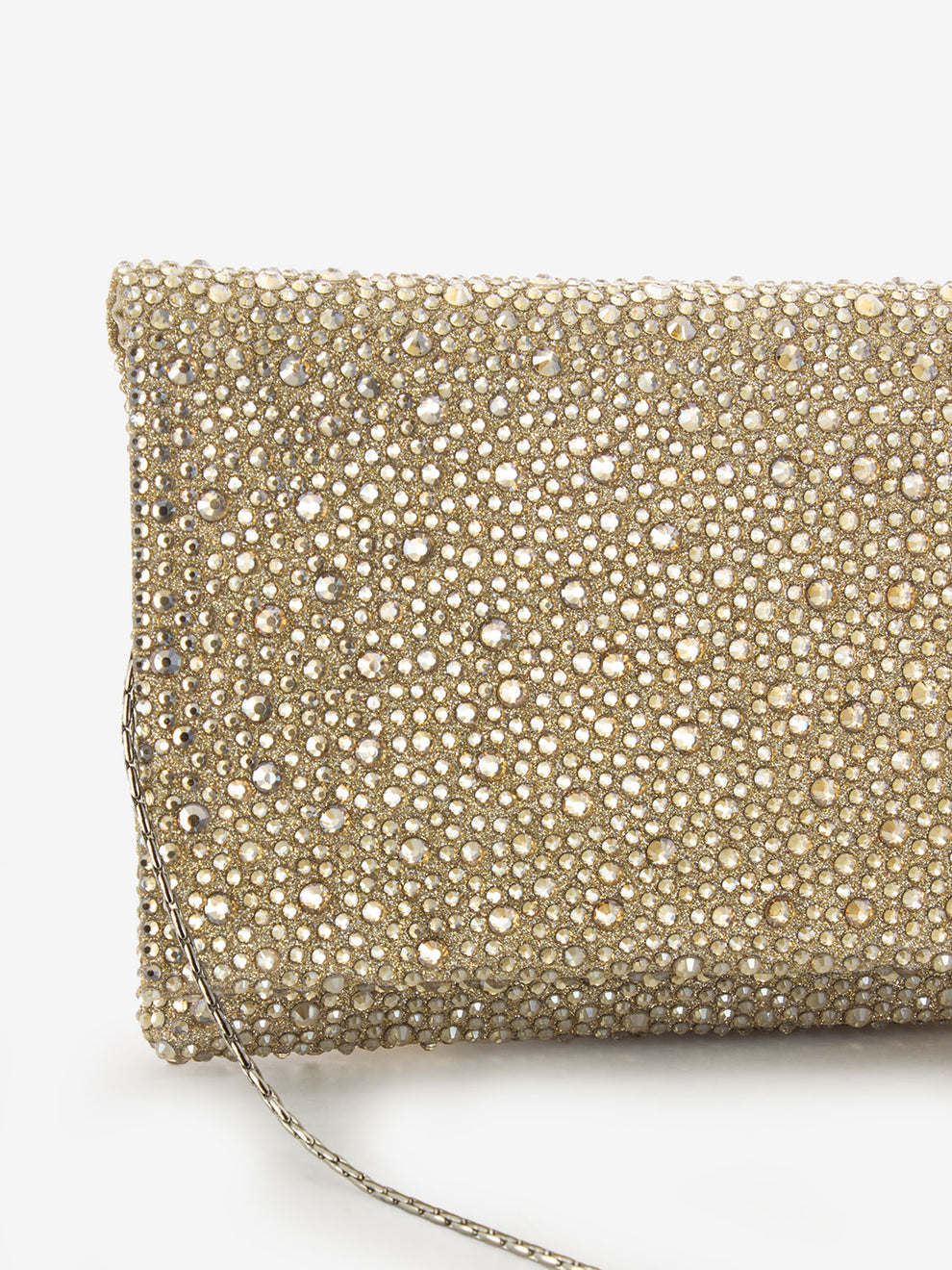 Syria gold clutch bag