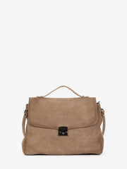 TYEE - Borsa postina in suede beige