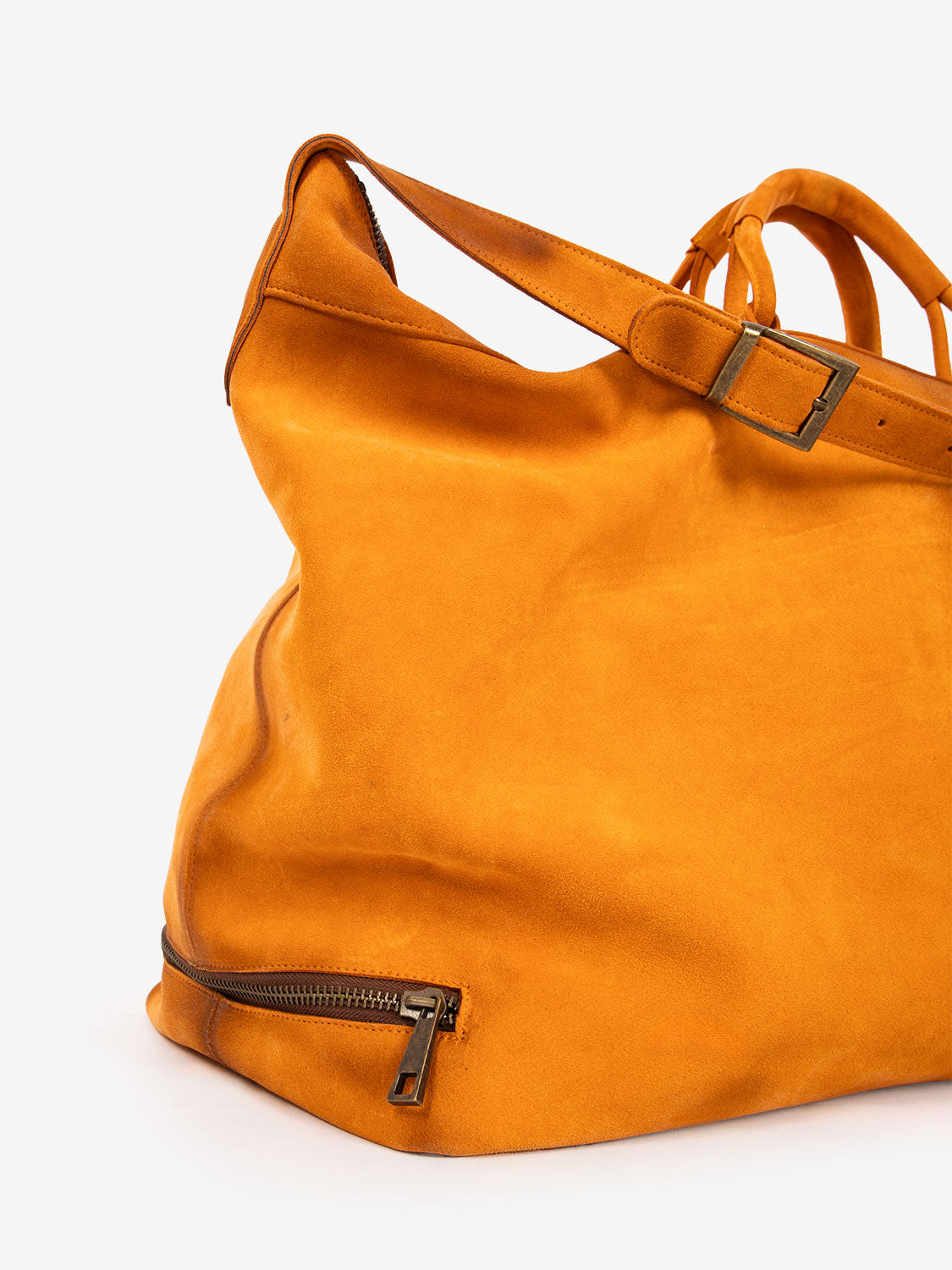 Borsone in crosta arancio