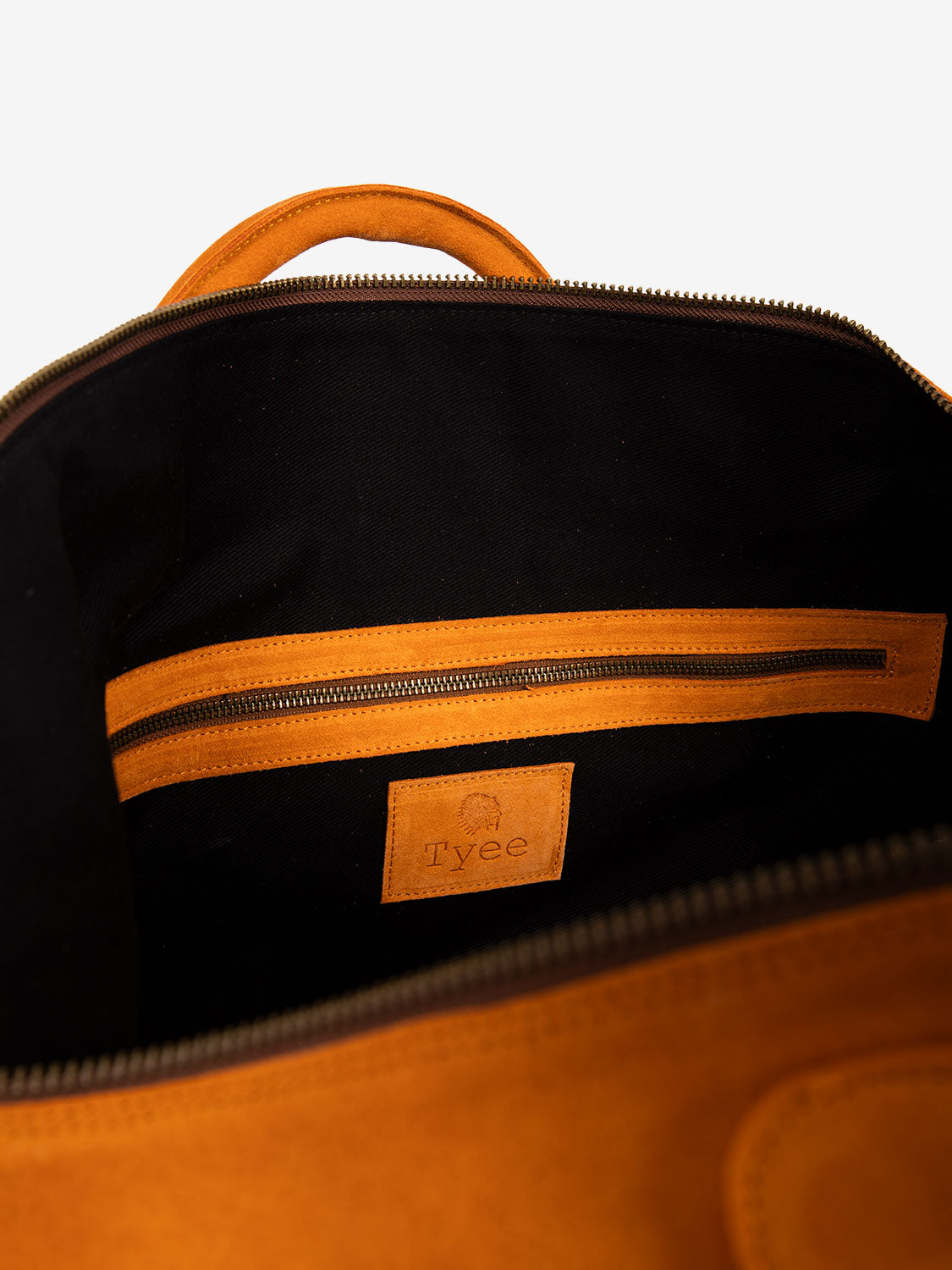 Borsone in crosta arancio