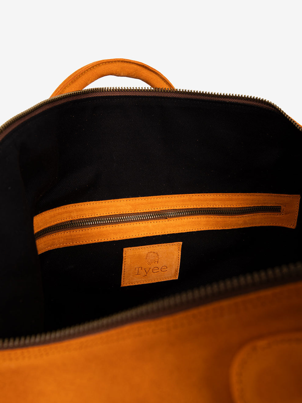 Borsone in crosta arancio