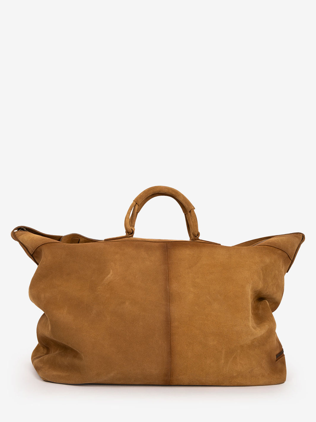 Borsone in crosta beige