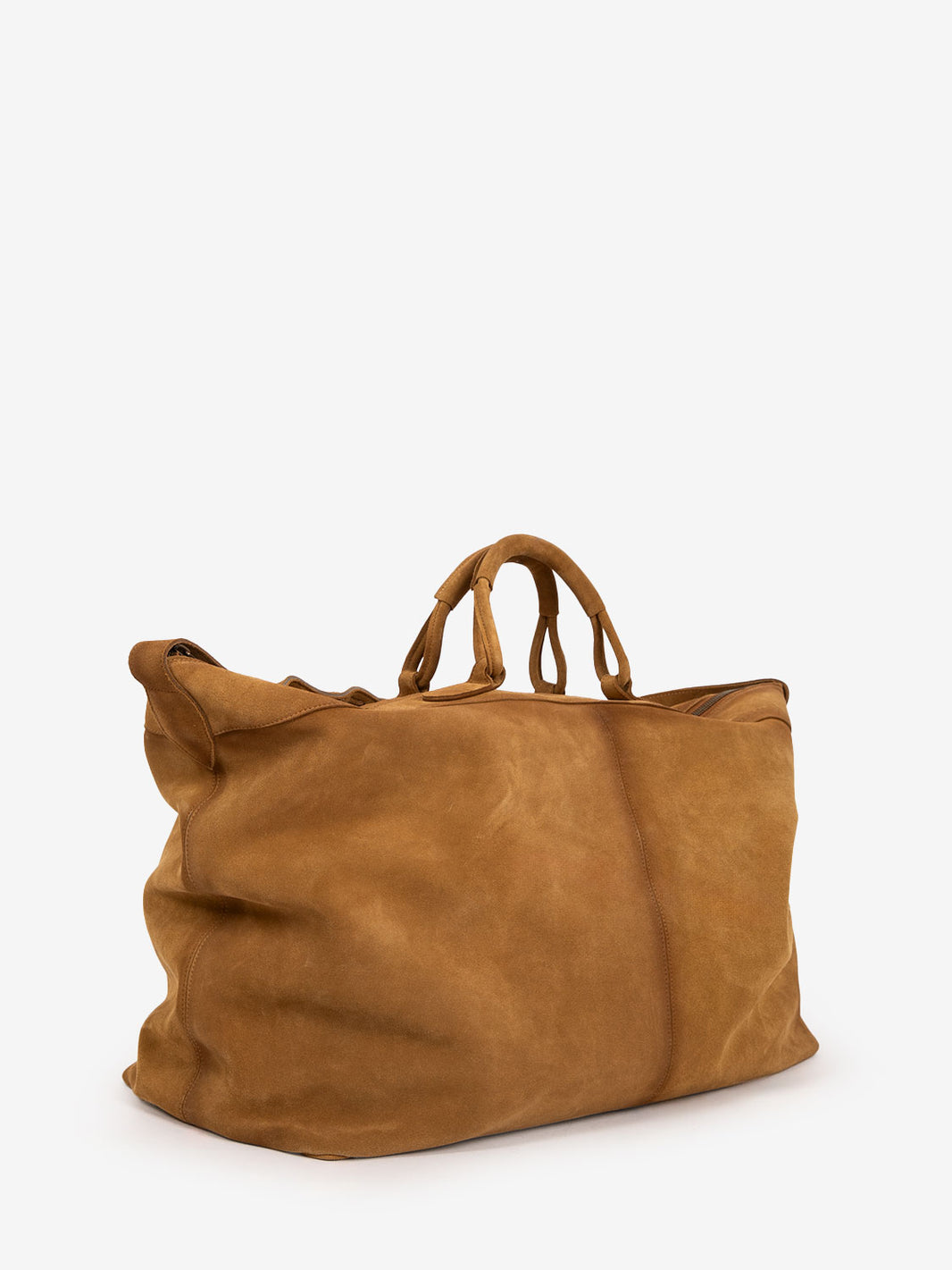 Borsone in crosta beige