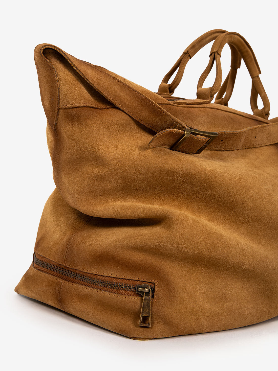 Borsone in crosta beige