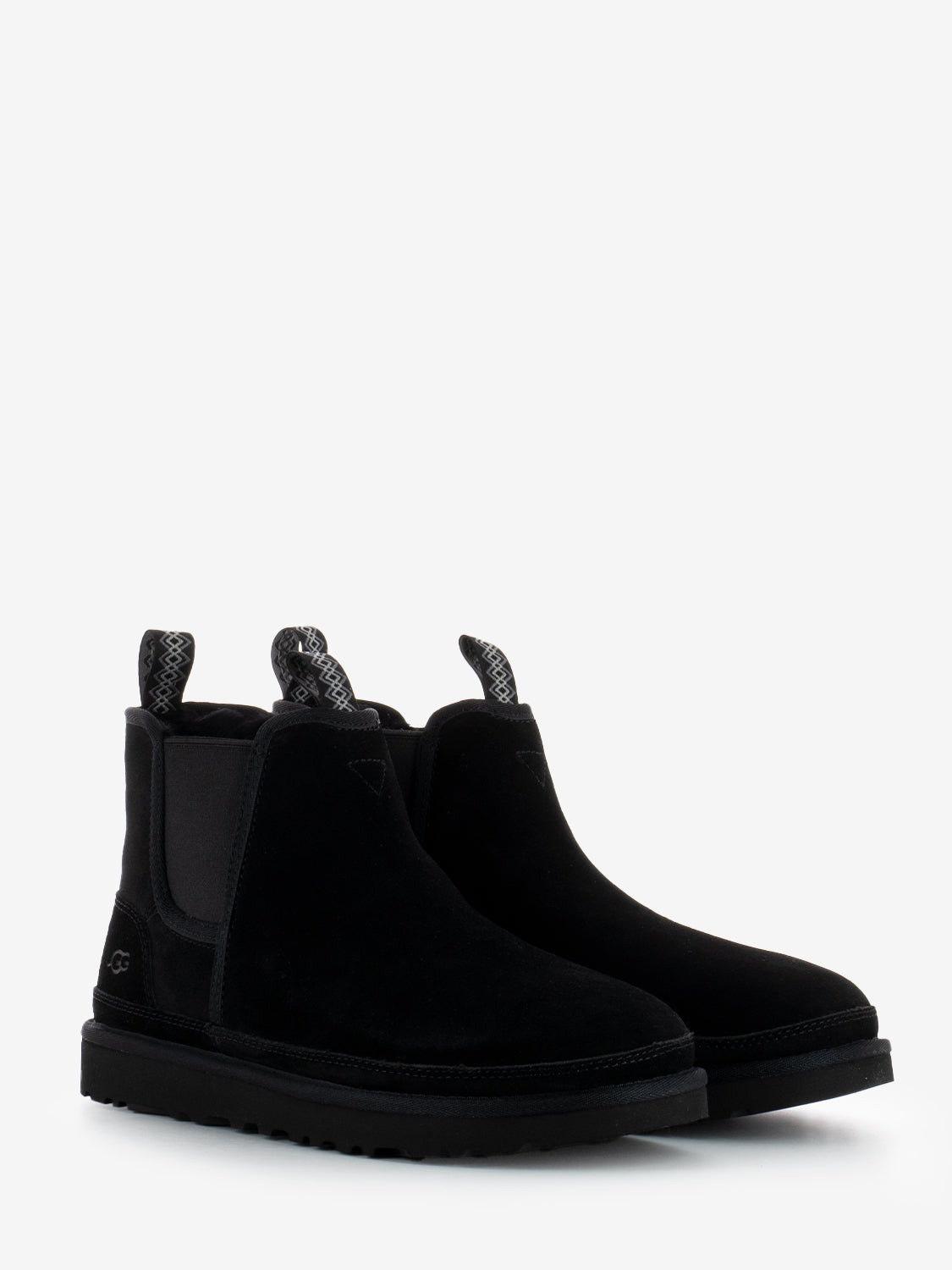 Neumel black chelsea ankle boots