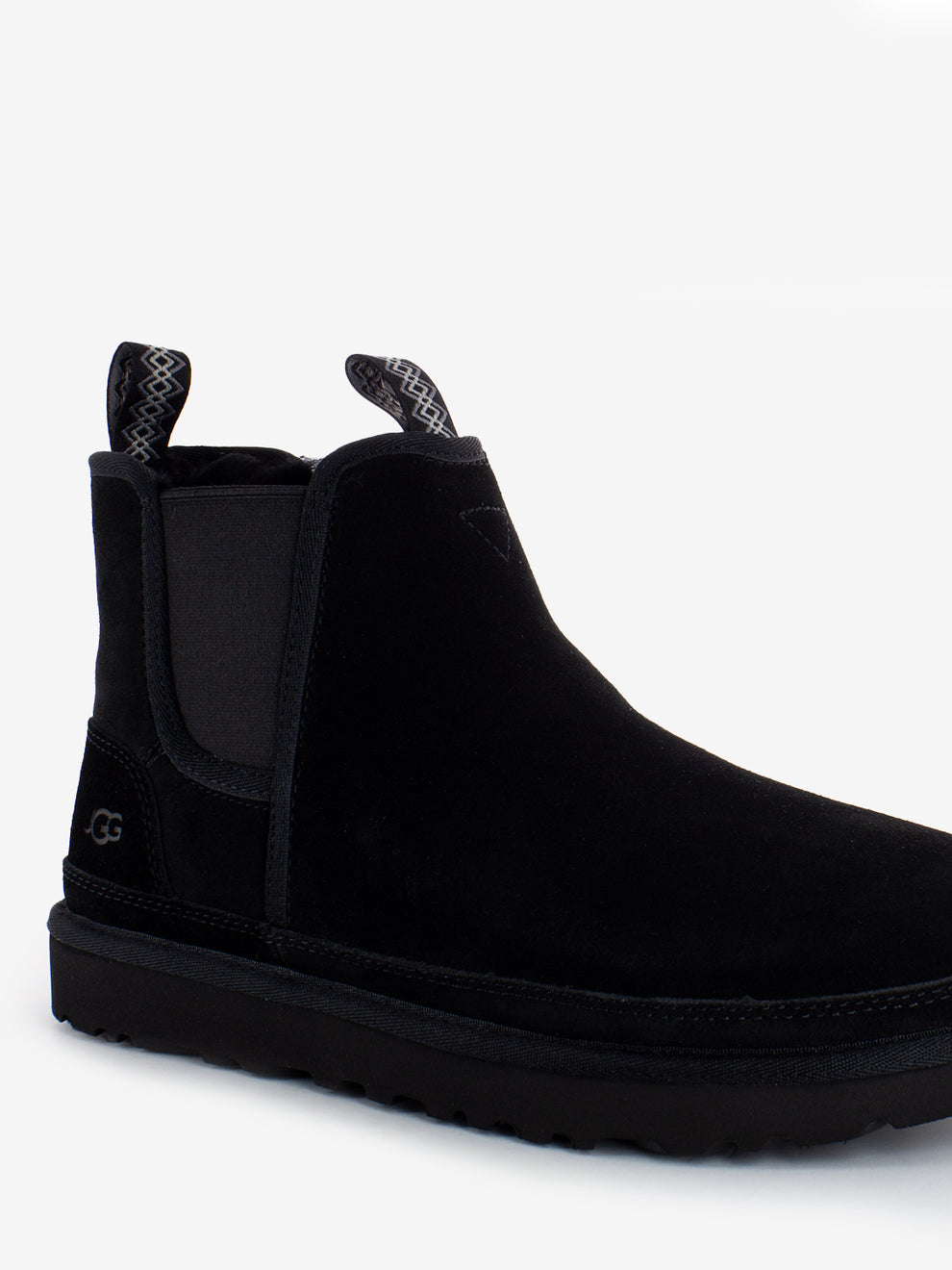 Neumel black chelsea ankle boots