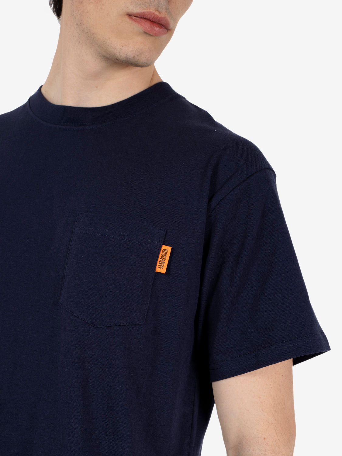 Barber Shop S/S tee navy