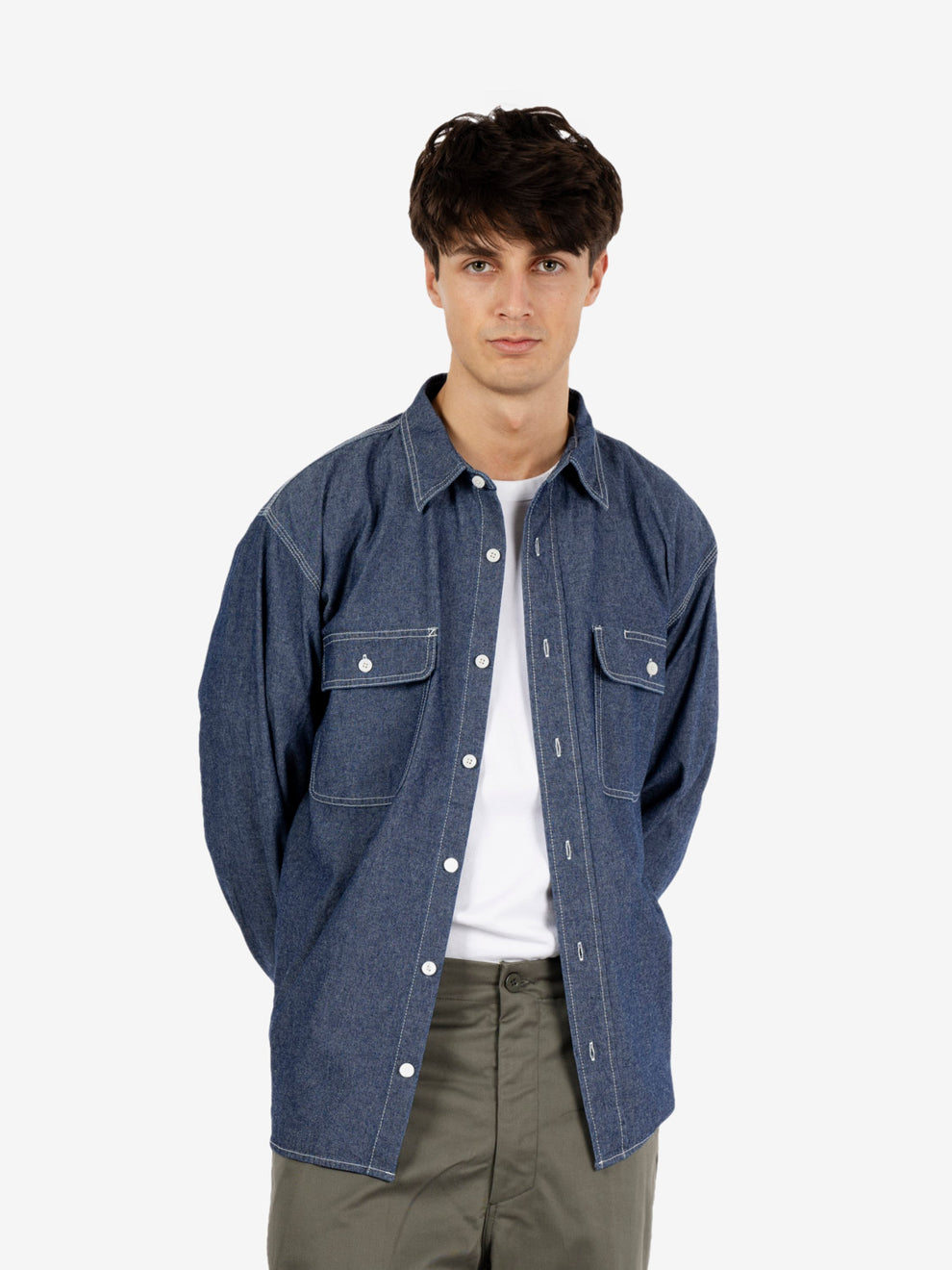 Chambray Work shirt navy