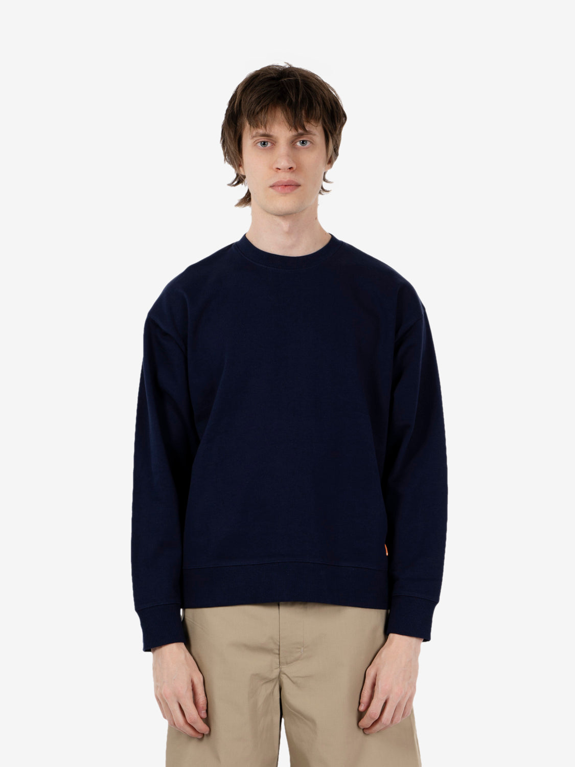 Crew neck sweat shirt navy