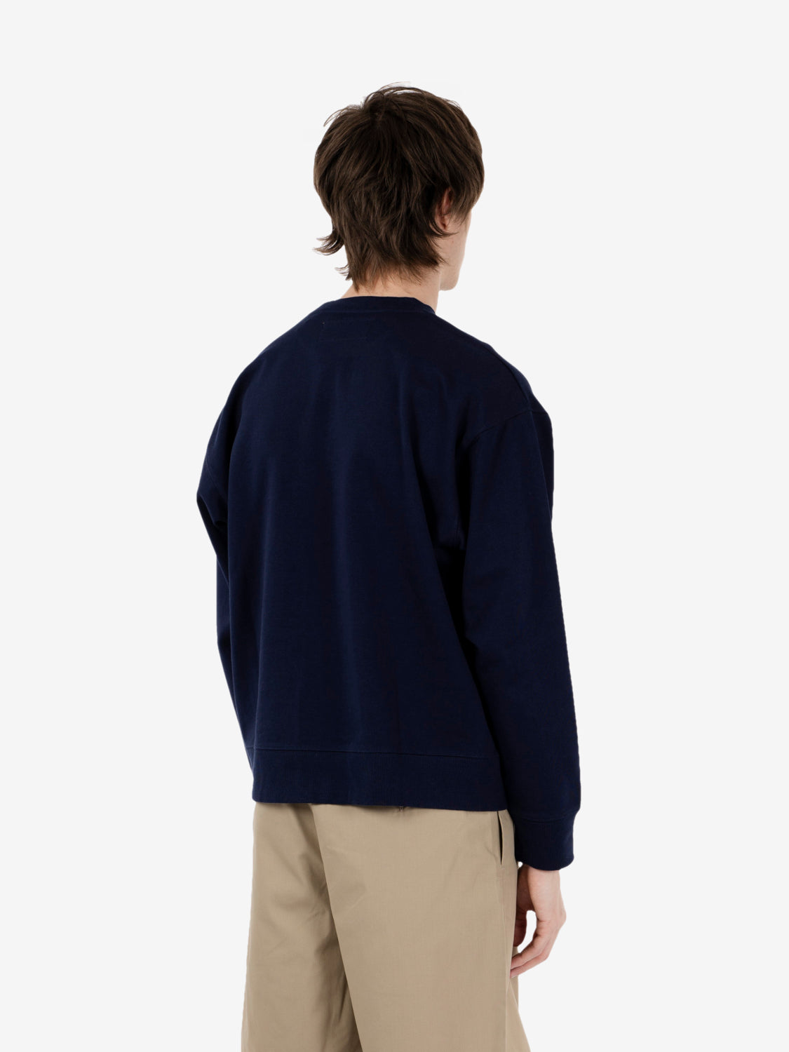 Crew neck sweat shirt navy