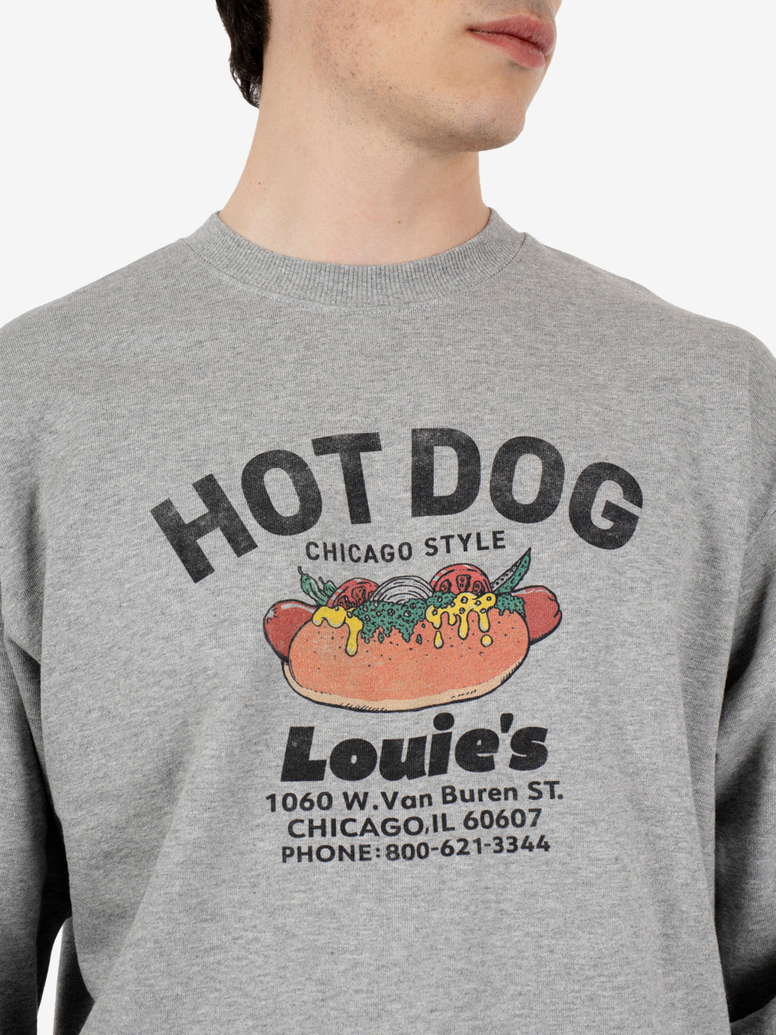 Hot Dog sweat gray