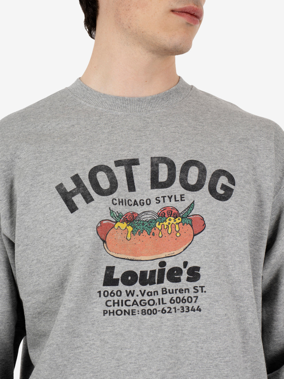 Hot Dog sweat gray