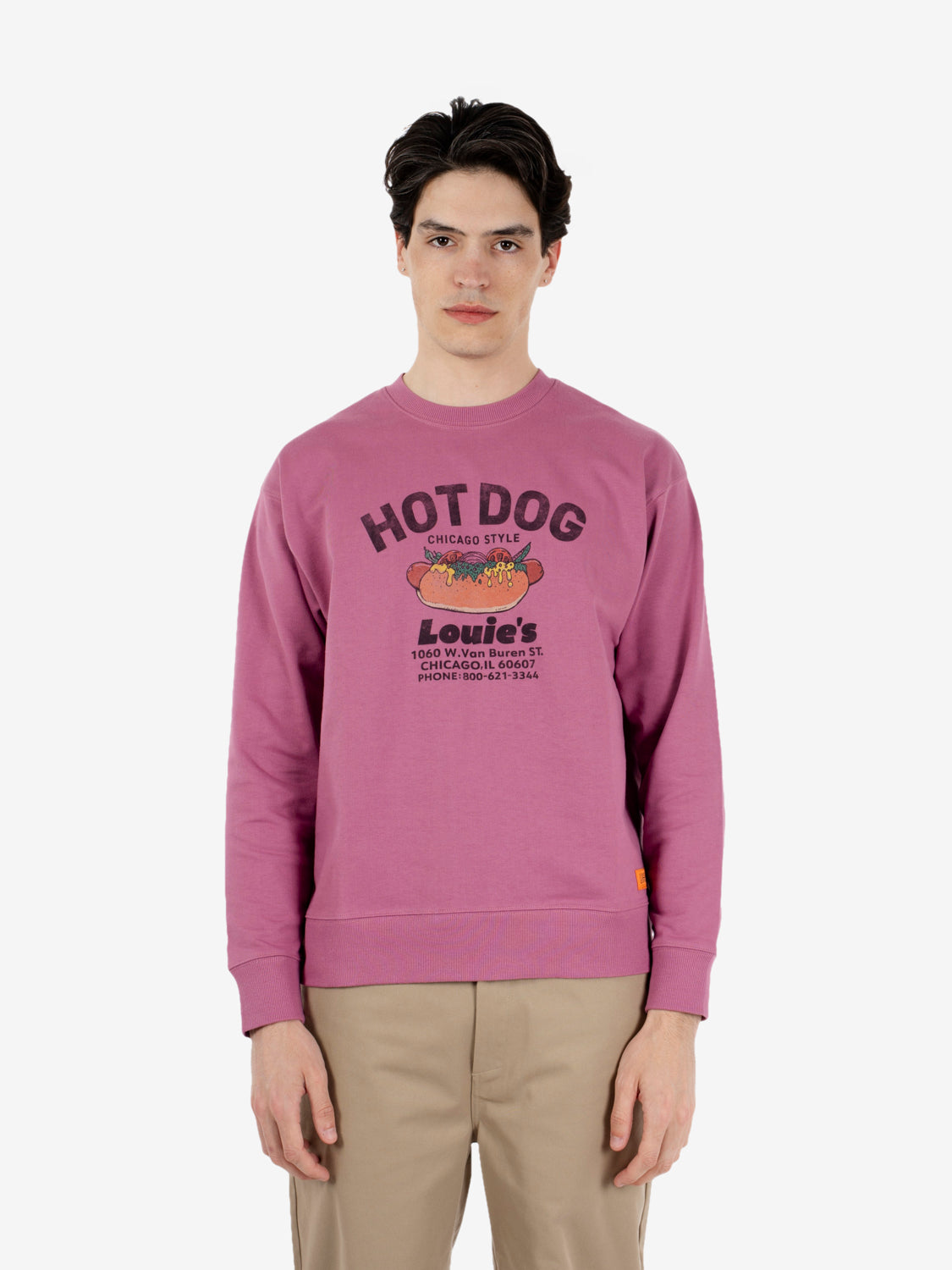 Hot Dog sweat purple