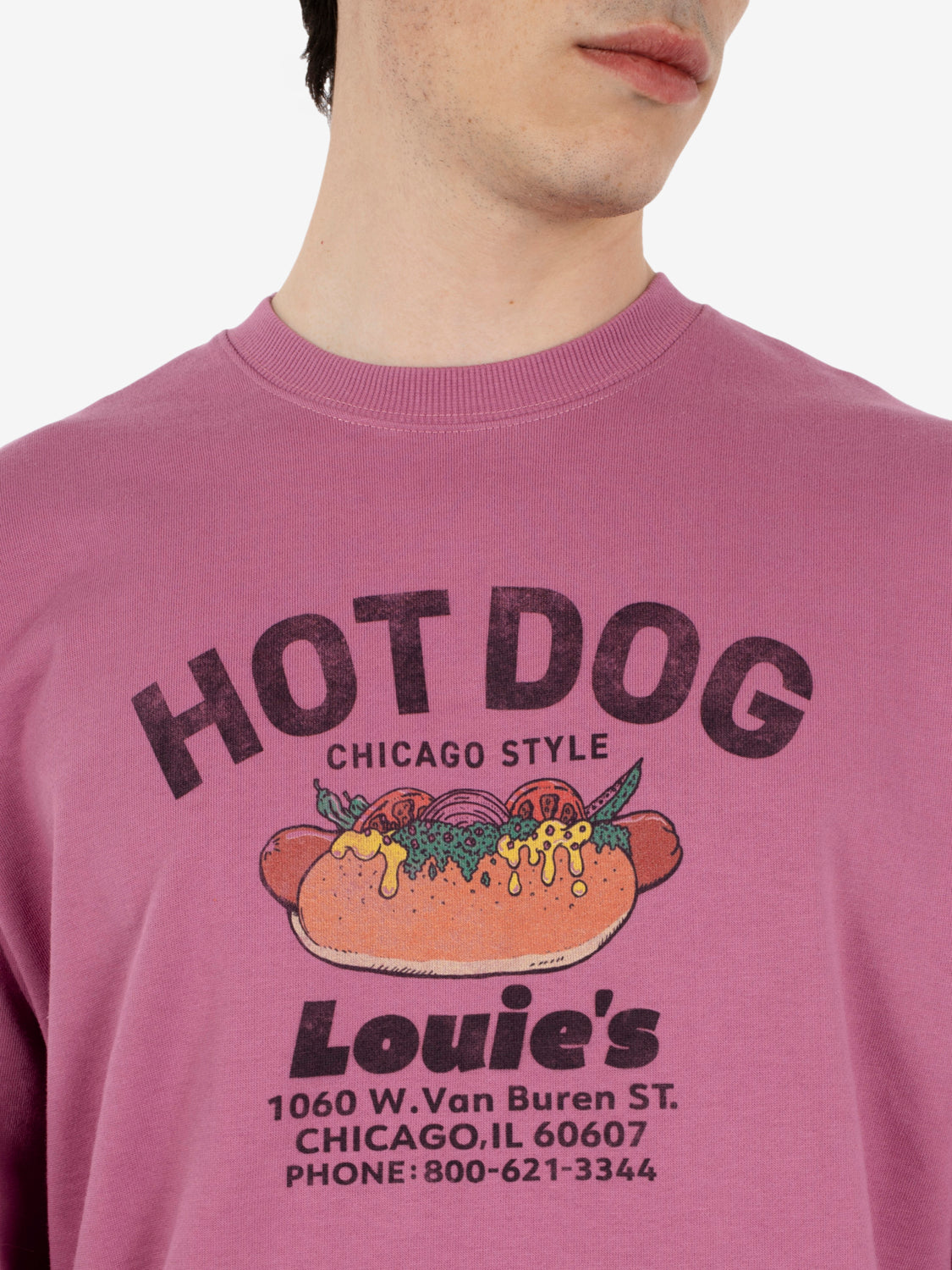 Hot Dog sweat purple