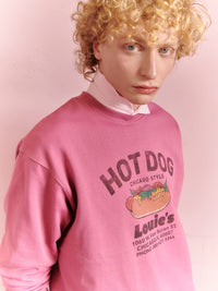 Hot Dog sweat purple