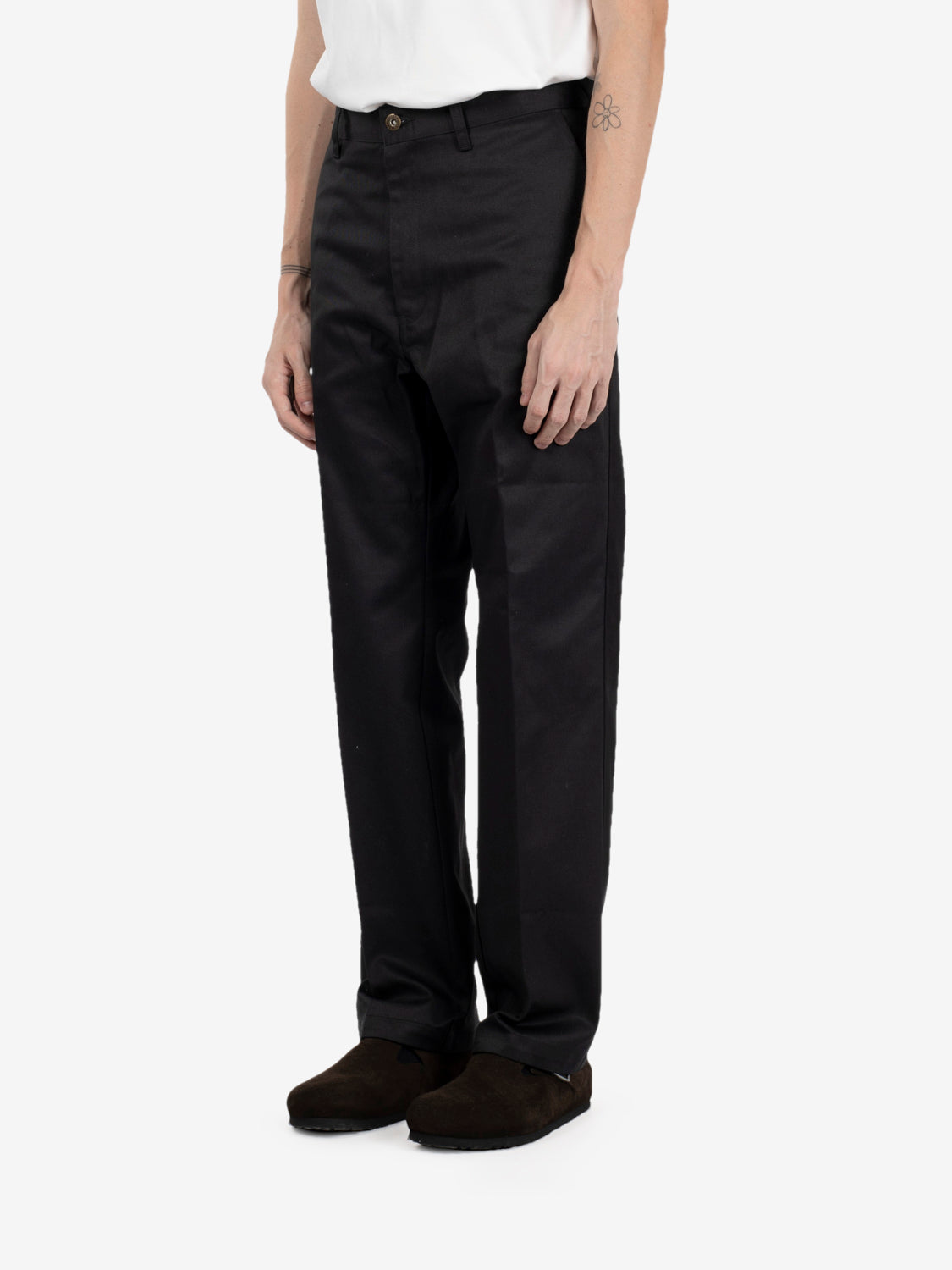 Original fit twill pants black