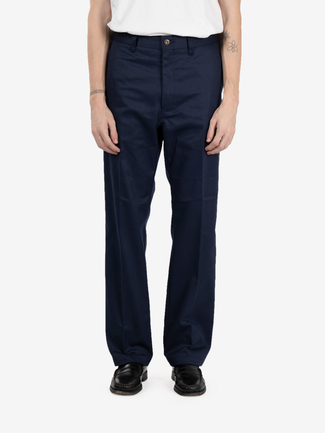 Original fit twill pants navy