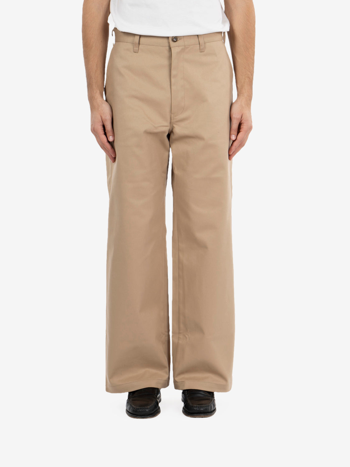 Wide pants beige