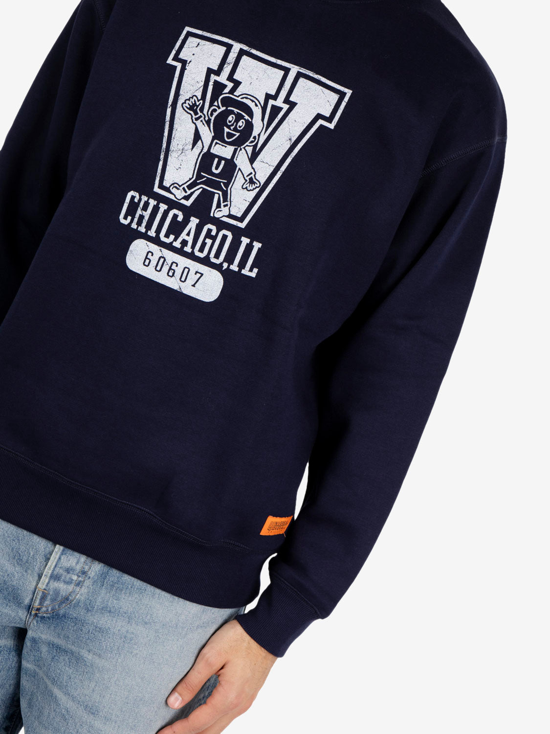 Windy Jr College sweatshirt navy