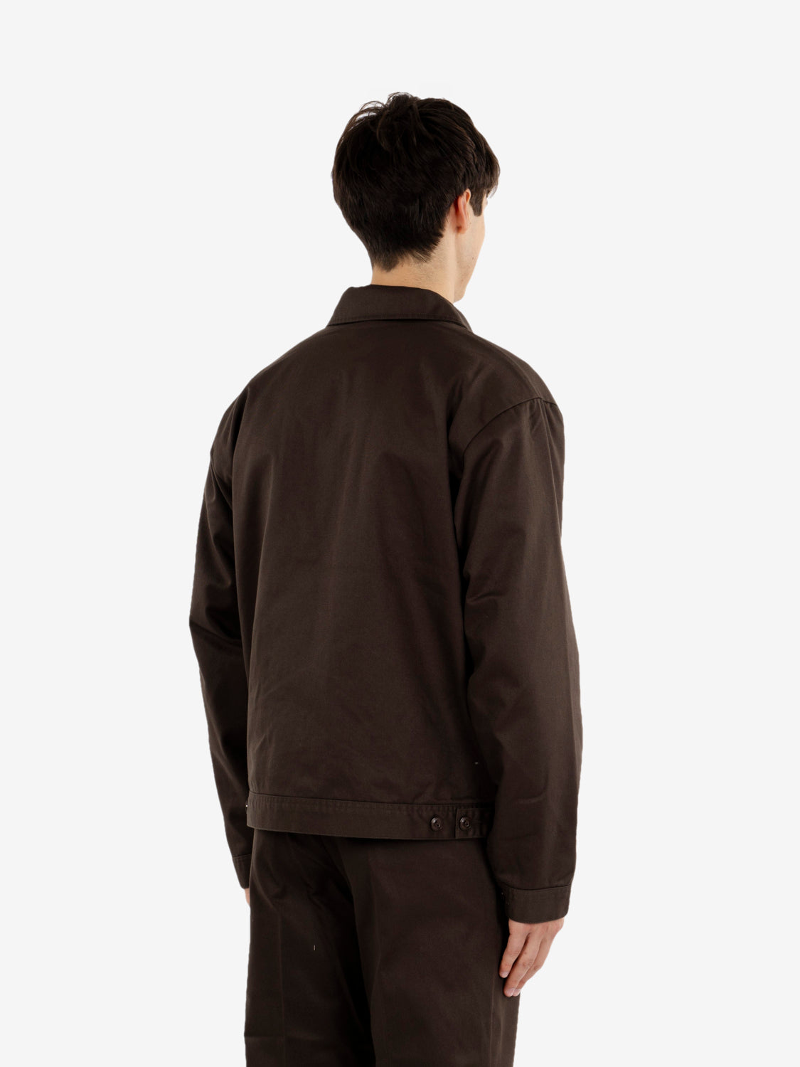 Brown zip-up jacket