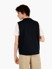 UNIVERSAL WORKS - Gilet 4 pockets navy