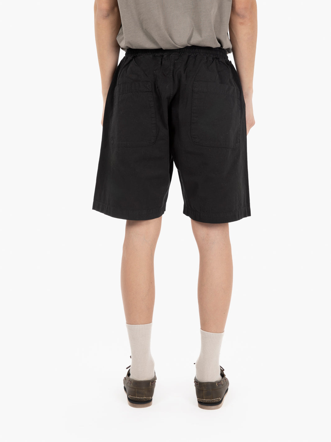 Bermuda con coulisse black