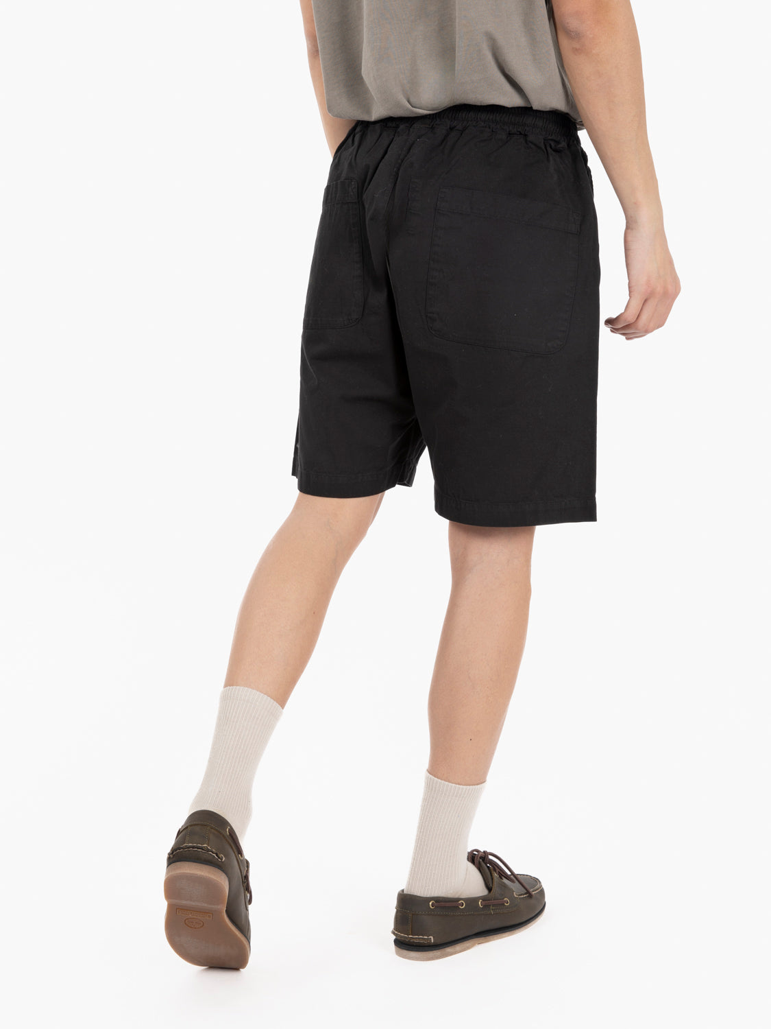 Bermuda con coulisse black