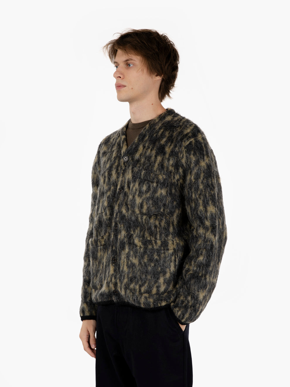 Cardigan Dolce Fleece charcoal