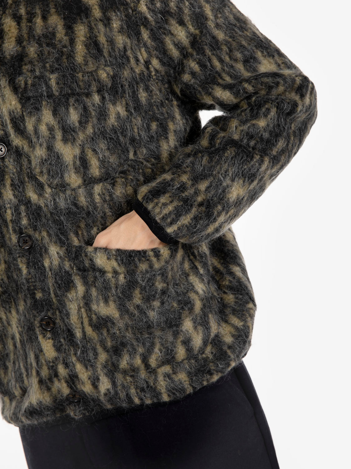 Cardigan Dolce Fleece charcoal
