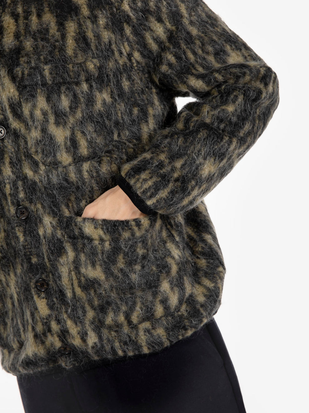 Cardigan Dolce Fleece charcoal