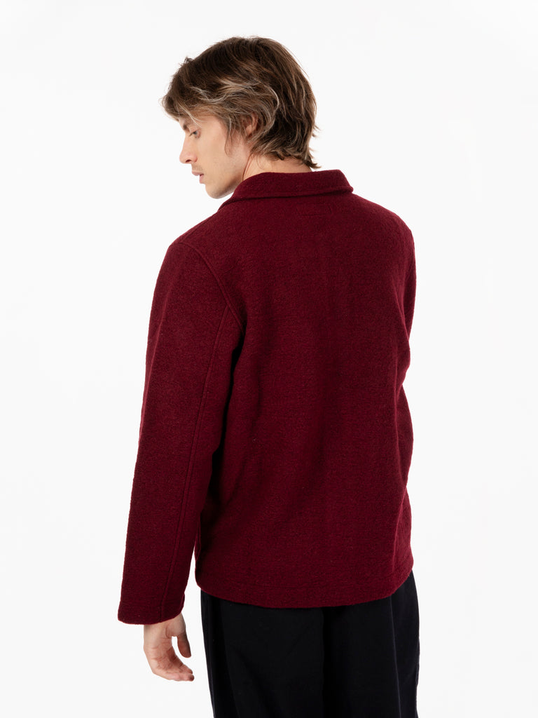 UNIVERSAL WORKS - Field jacket deep red