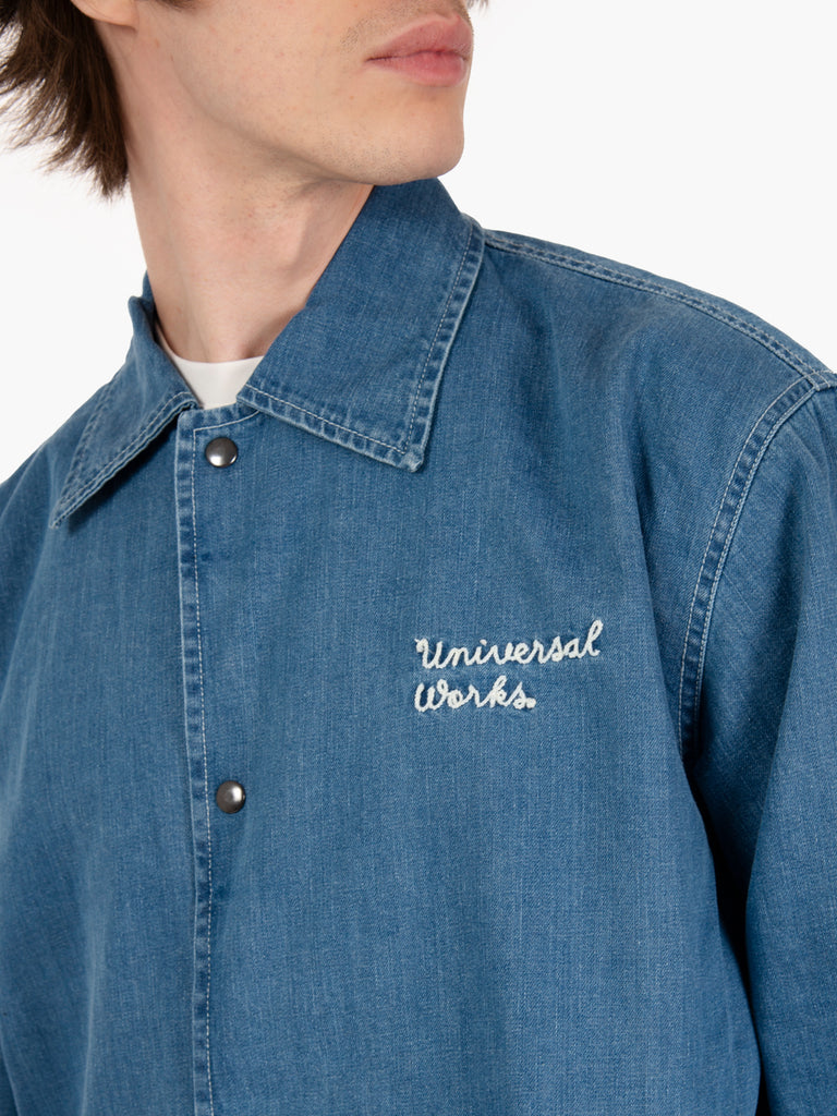 UNIVERSAL WORKS - Head Coach jacket washed indigo