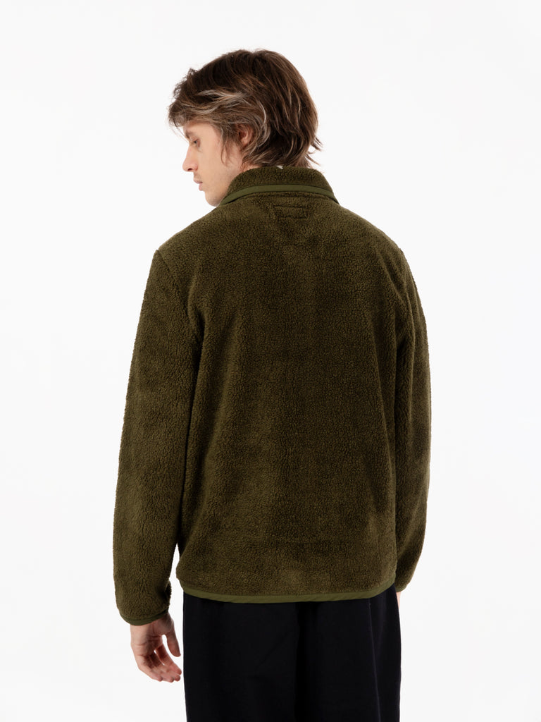 UNIVERSAL WORKS - Lancaster fleece jacket olive