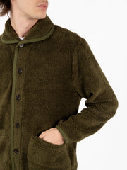 UNIVERSAL WORKS - Lancaster fleece jacket olive