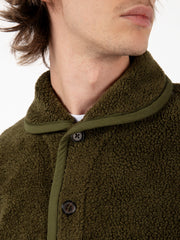 UNIVERSAL WORKS - Lancaster fleece jacket olive