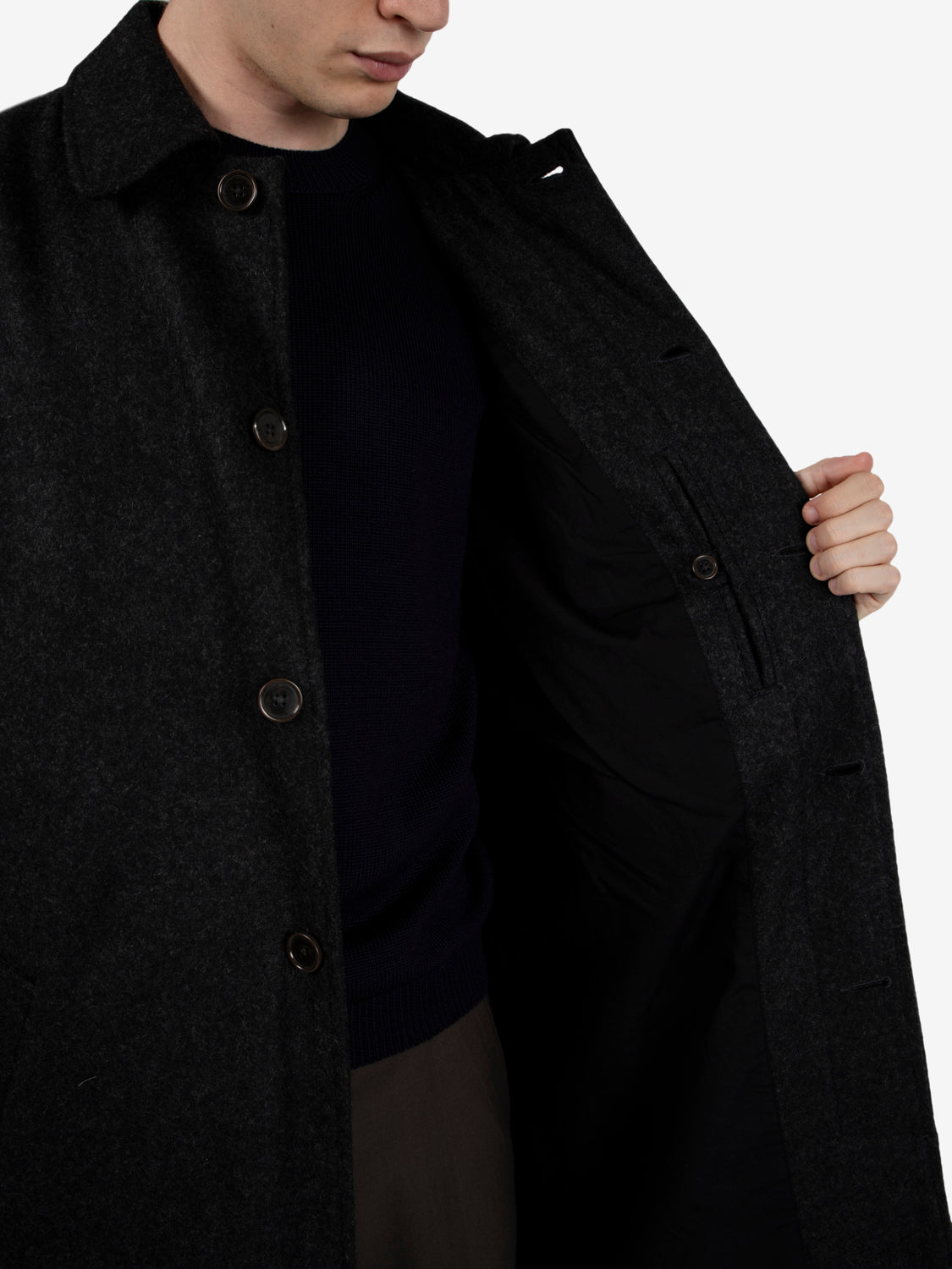 Mac coat grey marl