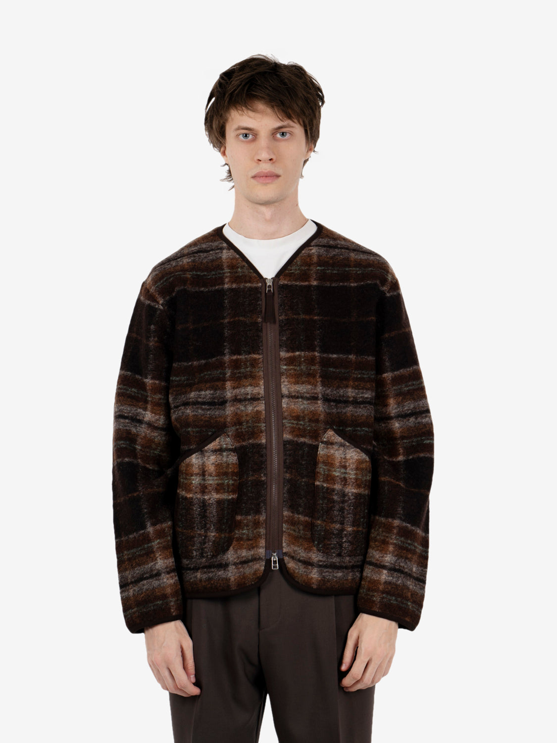 Military liner jacket brown