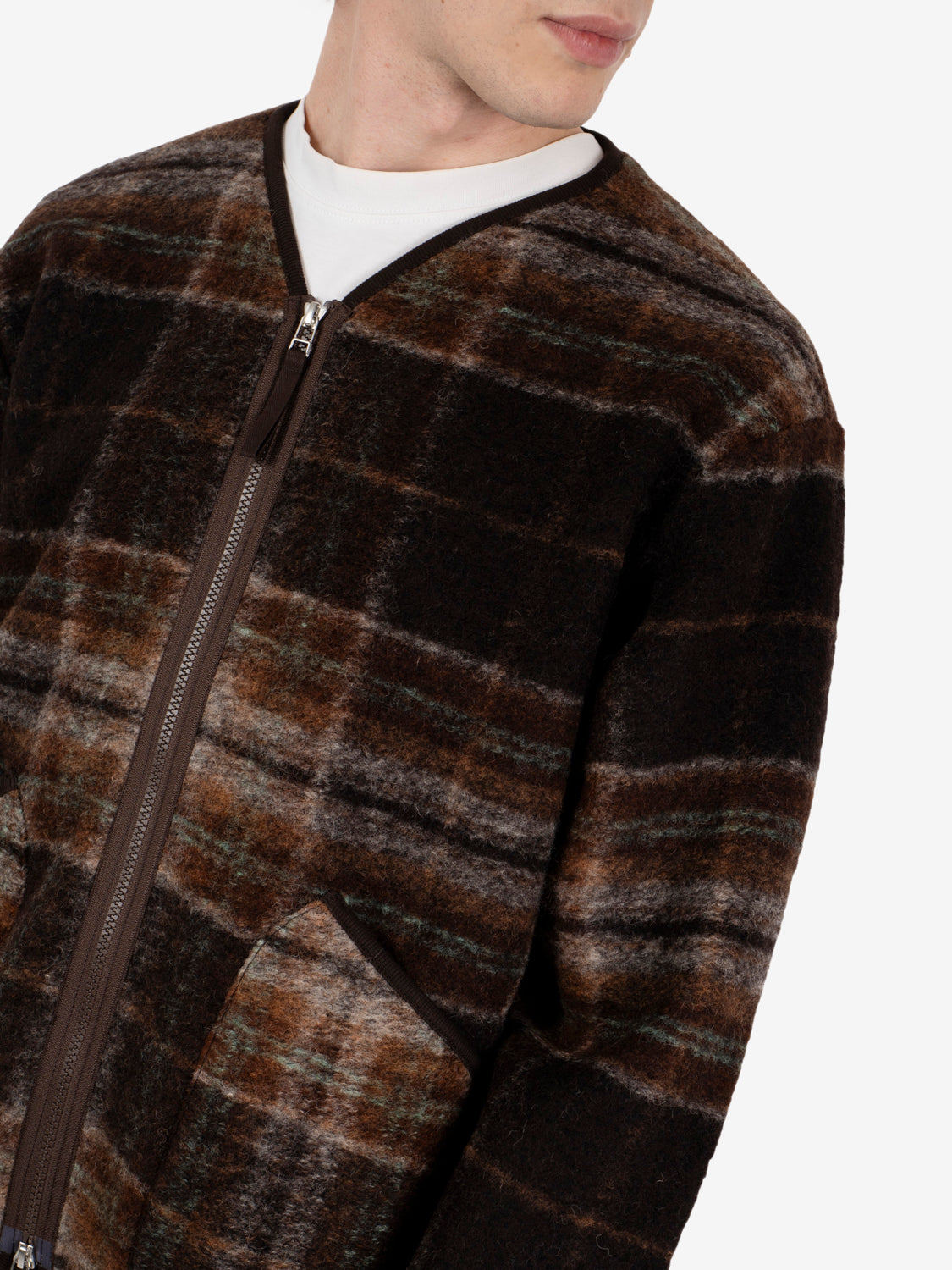 Military liner jacket brown