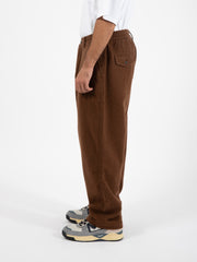 UNIVERSAL WORKS - Pantaloni Oxford in lana cumino