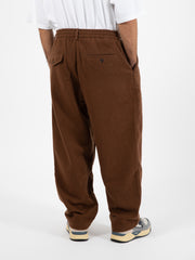 UNIVERSAL WORKS - Pantaloni Oxford in lana cumino