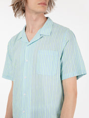 UNIVERSAL WORKS - Road shirt sky / green