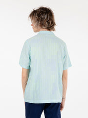 UNIVERSAL WORKS - Road shirt sky / green